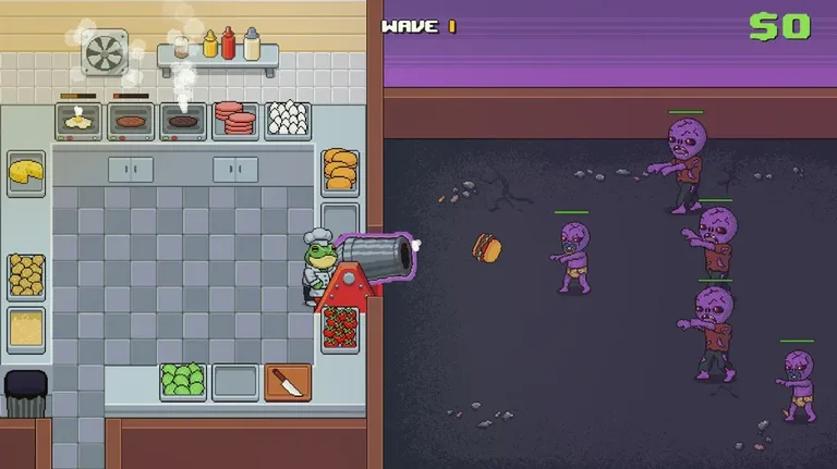 Zombies Attack My Burger Joint 游戏截图 1
