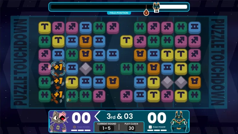 Intergalactic Puzzle Touchdown 游戏截图 1