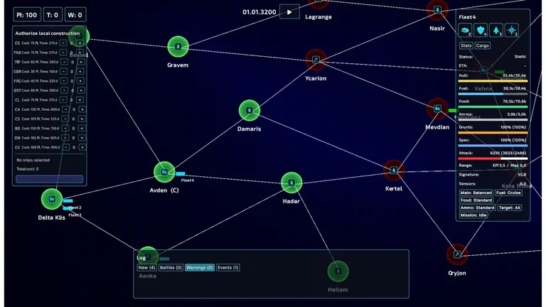 Space Fleet Logistics 游戏截图 1