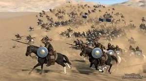 Steam中世纪游戏节宣传图，画面中央为金色中世纪风格盾牌徽章，周围环绕《骑马与砍杀2：霸主》《天国：拯救2》《十字军之王3》等十款游戏的LOGO图标，背景为暗色调城堡剪影与剑盾元素