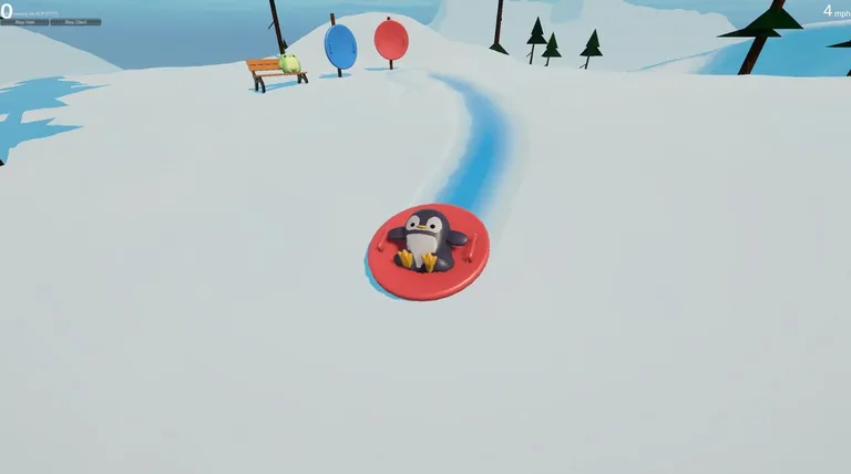 Sledding Game 游戏截图 1