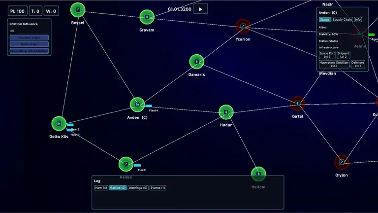 Space Fleet Logistics 游戏截图 2