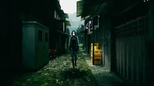 INDIE Live Expo 2026.4.25 宣传图：蓝紫色渐变背景上居中显示白色活动标题文字，下方排列‘2026.4.25’日期及多语言标识（日/中/英/韩），右下角有小型吉祥物‘愿望单加乐美酱’剪影。