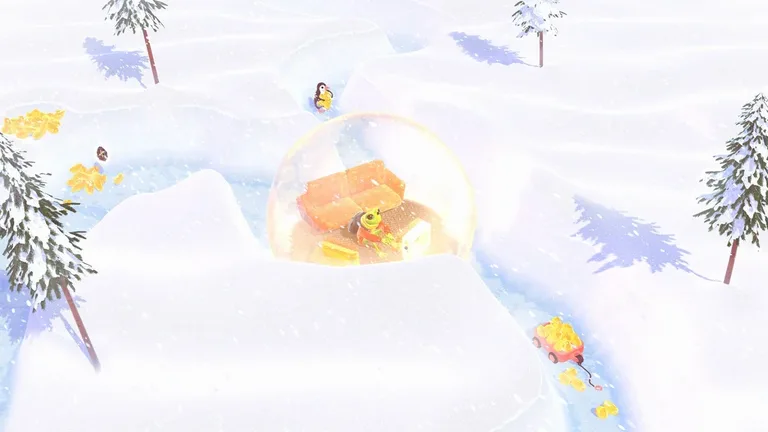蛙穿雪境 游戏截图 1