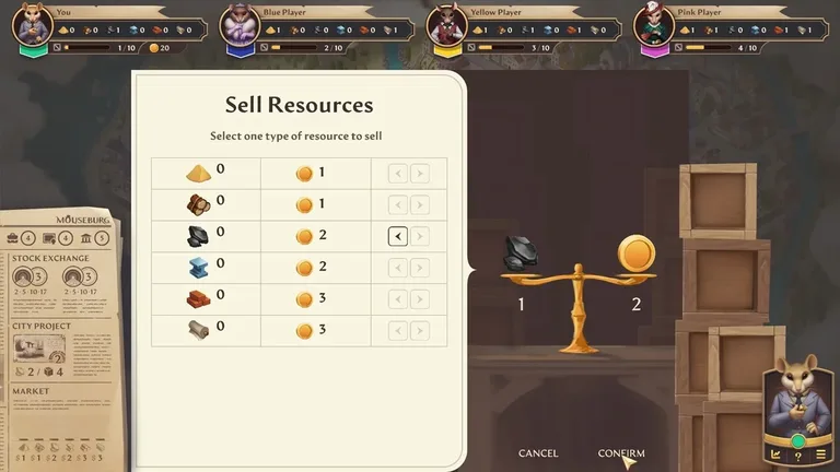 Mouseburg: Pursuit of Power 游戏截图 4